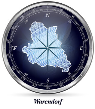 Karte von Warendorf