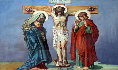 Fototapeta premium 12th Stations of the Cross, Jesus dies on the cross