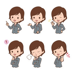 女性　バリエーション