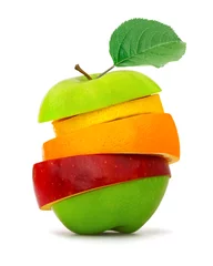 Photo sur Plexiglas Fruits Tranches de fruits