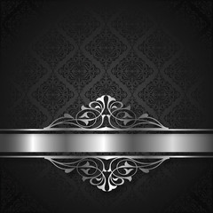 Kare arka fon ve g&uuml;m&uuml;ş desen