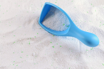 Washing powder close-up