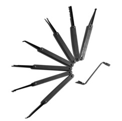 Lock picks isolated on white