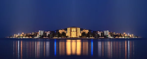 night landscape panorama sea hotels lights © kichigin19