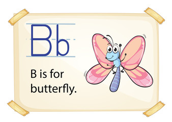 Alphabet letter B