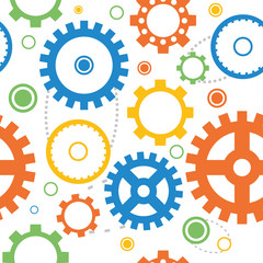 Seamless gear vector