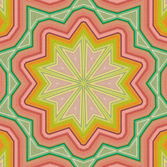Abstract background -  retro colorful ornate in bright  colors