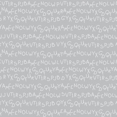 The letters. seamless texture