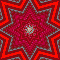 Abstract background - crazy colorful lines star