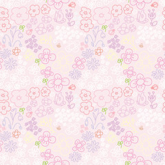 seamless texture of spring