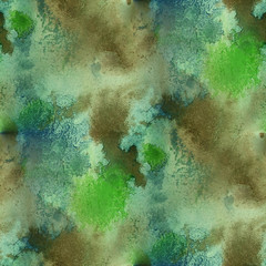 palette graphic brown, green, dark blue seamless style texture w