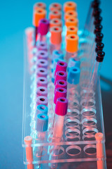 Test tubes - selective focus