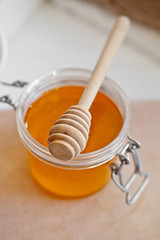 Cozy wool winter accessory. honey