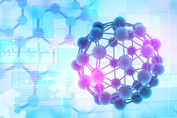 Molecules background