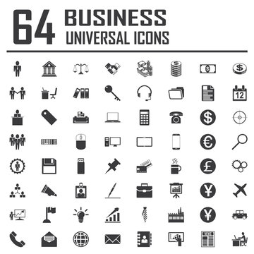 Set of business and finance & banking icons