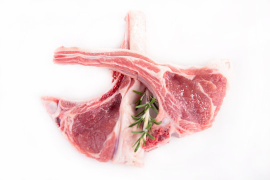raw lamb ribs