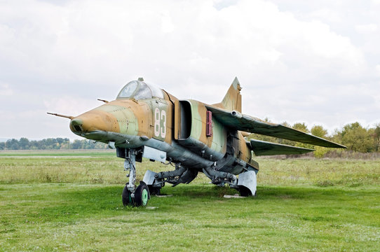 Soviet Jetfighter Mig-27. The cold war time.