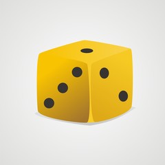 Dado amarillo