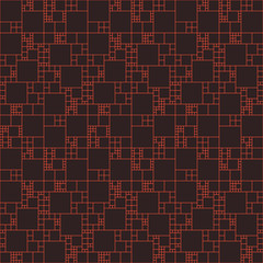 Fototapeta premium Vector seamless pattern. Repeating abstract background with cir