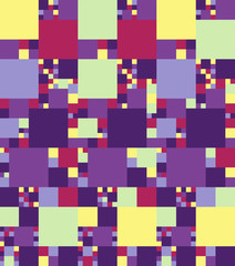 Abstract bright colorful seamless pattern. Vector illustration