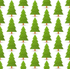 Seamless Pattern - Fir Trees