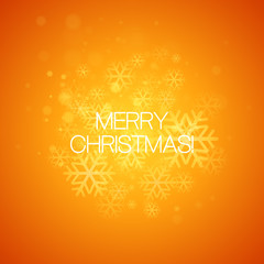 Vector Christmas background with snowflakes