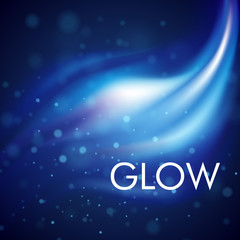 Vector glowing background
