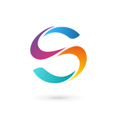 Letter S logo icon design template elements