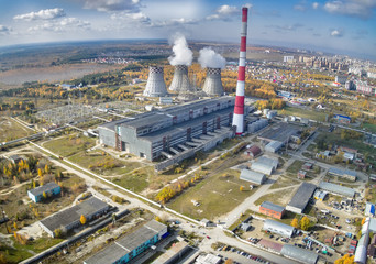 Combined heat and power factory. Tyumen. Russia
