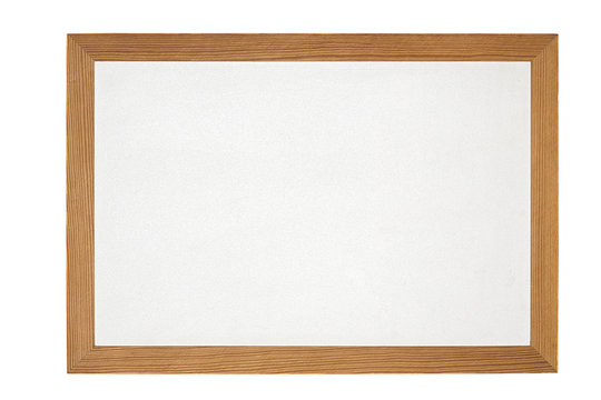 old used picture frames with white background, isolated