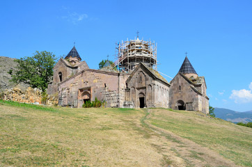 Fototapeta na wymiar Армения, средневековый монастырь Гошаванк