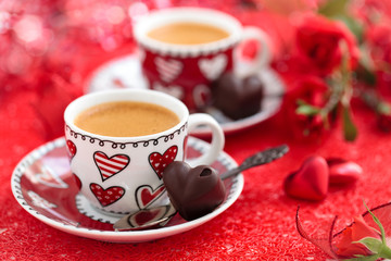 Coffee for Valentine’s day.