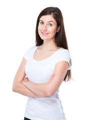 Fototapeta premium Brunette woman