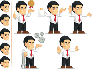Office Worker Customizable Mascot 12