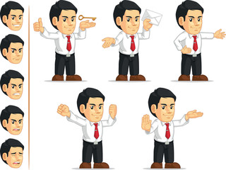 Office Worker Customizable Mascot 13
