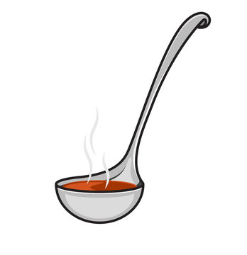 Ladle With Soup