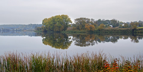 river in the autumn