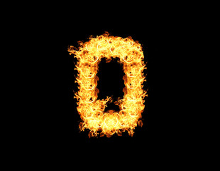 Abstract flame zero number