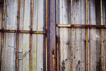 Old door close up photo