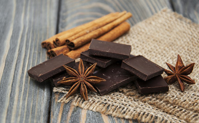 chocolate and spices