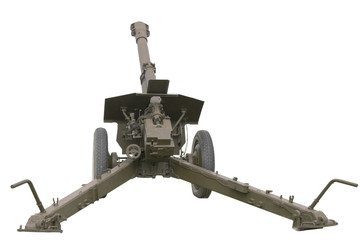 old artillery gun