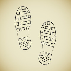 Boots footprints