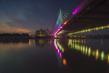 Blue Hour by Wawasan Bridge of Putrajaya