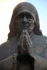 Mother Teresa monument in Skopje