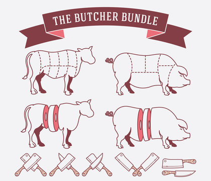 The butcher bundle colored