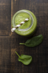 Smoothie, spinat, gem&uuml;se,