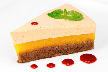 Dessert, layered pumpkin cake