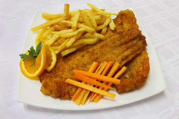 Fried fish fillet