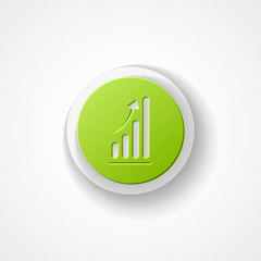 Business graph web icon