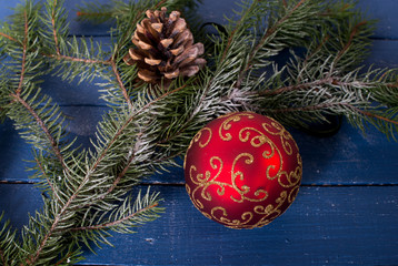 christmas and new year decorations